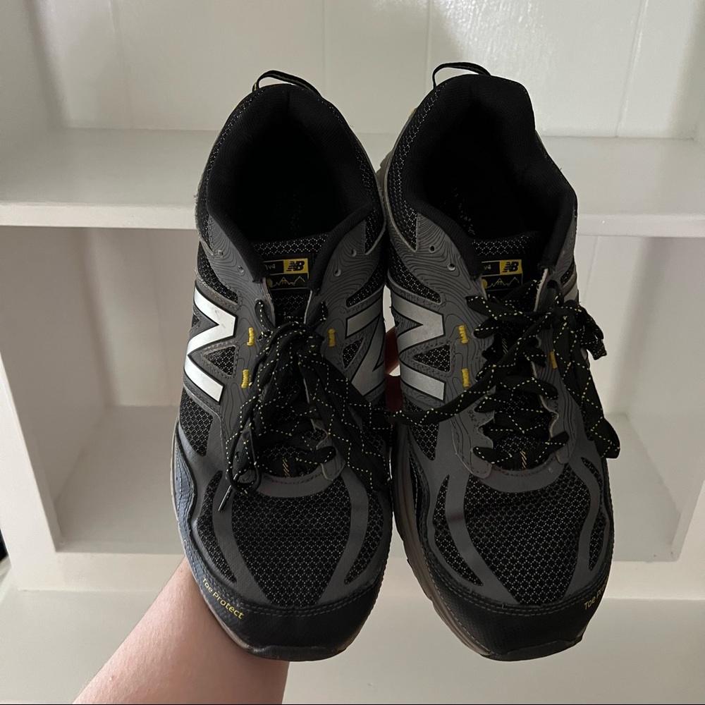 New Balance Gray 510v4 Outdoor Trail Running Sneakers - Picture 8 of 9